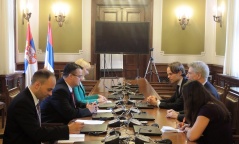 25 June 2014 The members of the Parliamentary Friendship Group with the Netherlands in meeting the Dutch Ambassador 